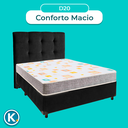 Ver imagem 4 de Kit Cama Box + Cabeceira + Colchão Casal D20 - D20 - Inducol