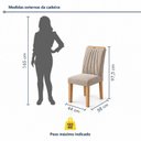 Ver imagem 4 de Conjunto 4 Cadeiras para Sala de Jantar Arizona