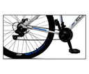 Ver imagem 3 de Bicicleta Aro 26 Aero 21 Marchas Velox Ello Bike Cor:branco/azul