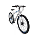 Ver imagem 2 de Bicicleta Aro 26 Aero 21 Marchas Velox Ello Bike Cor:branco/azul