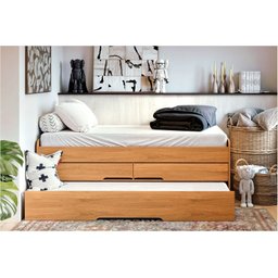 Cama Solteiro Juliette Freijó Bibox Auxiliar 2 Gavetas - Robel - 4