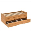 Ver imagem 3 de Cama Solteiro Juliette Freijó Bibox Auxiliar 2 Gavetas - Robel