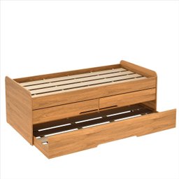 Cama Solteiro Juliette Freijó Bibox Auxiliar 2 Gavetas - Robel - 3