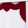 Cortina para Varão Duplo 3,00M x 2,80M Montana Vermelho - Vilela - 2