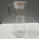 Ver imagem 5 de Jarra de Vidro 1L Transparente 24x8x8cm Água Suco Chá Bebidas Mesa Detox Cozinha