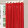 Cortina para Varão Simples 2,00M x 1,70M Fernanda Vermelho - Bordados Ricardo - 2