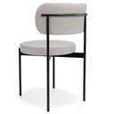 Ver imagem 7 de Kit 06 Cadeiras Estofadas para Sala de Jantar Louvre L02 Bouclê Cru - Lyam Decor