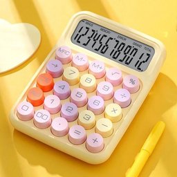 Calculadora Colorida Aiker - Amarelo - 4