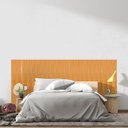 Ver imagem 1 de Cabeceira Ripada Modular Cama de Casal Painel Mdf - 1,36 X 2,50 Metros