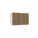 Ver imagem 1 de Aéreo Maleiro Baixo de 3 Portas 105cm Linha Modulado Adapt N541 Kappesberg - Branco/nogueira