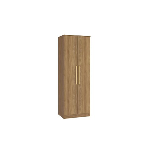 Guarda-roupa 2 Portas 2 Cabideiros Kappesberg Adapt Nogueira 80cm