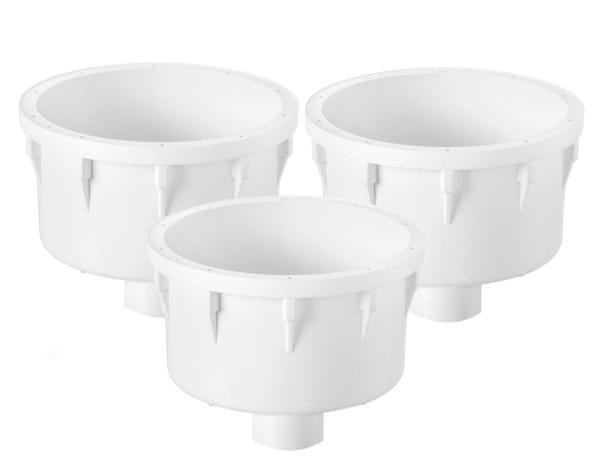 3 Corpos Dreno Ralo De Fundo Para Piscina De Alvenaria - 1