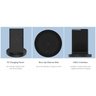 Suporte Dock Carregador Wireless Qi Indução Xiaomi 20w - Preto Wpc02zm - 9