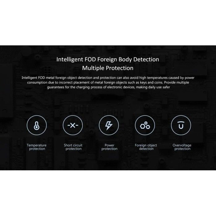 Suporte Dock Carregador Wireless Qi Indução Xiaomi 20w - Preto Wpc02zm - 8