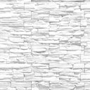 Ver imagem 2 de Papel de Parede Adesivo Pedra Branca - 2,5m
