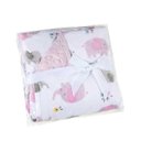 Ver imagem 2 de Manta Fleece Bebê Menina Estampada Graciosos Elefantinhos