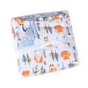 Ver imagem 2 de Manta Fleece Bebê Menino Estampada Graciosas Raposinhas