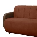Ver imagem 4 de Sofá Orgânico Curvo 2 Lugares Malbec 150cm Bouclê - Sofa Store:bouclê Terracota
