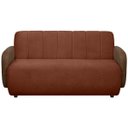 Ver imagem 3 de Sofá Orgânico Curvo 2 Lugares Malbec 150cm Bouclê - Sofa Store:bouclê Terracota