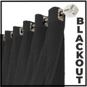 Ver imagem 4 de Cortina Blackout em Tecido Roma 5,00 X 2,70 C/voal Preto