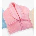 Ver imagem 1 de Cobertor Manta Bebê Menina Baby Sac Microfibra Rosa Jolitex