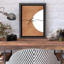 Ver imagem 2 de Quadro Decorativo Fé Abstrato 45x34cm - com vidro:Madeira preta