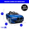 Carro Elétrico Infantil Bmw I14 12v Azul com Controle Remoto Zippy Toys - 6