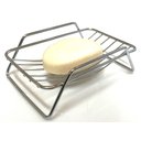 Ver imagem 2 de Saboneteira de Pia Porta Sabonete Banheiro Suporte Cromado Bancada