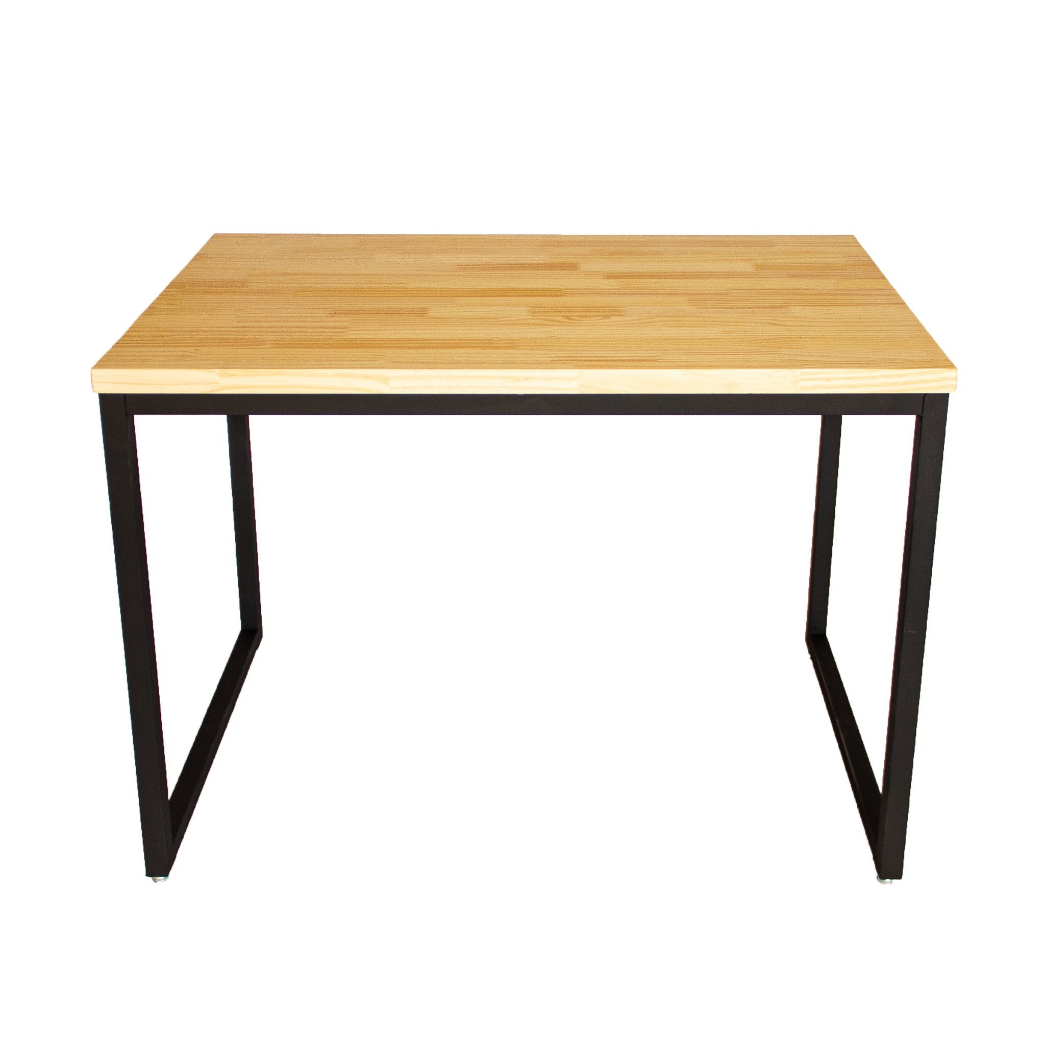 Mesa de Escritório Industrial 100x50 Pé de ferro Pinus 18mm - 2