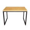 Mesa de Escritório Industrial 100x50 Pé de ferro Pinus 18mm - 2