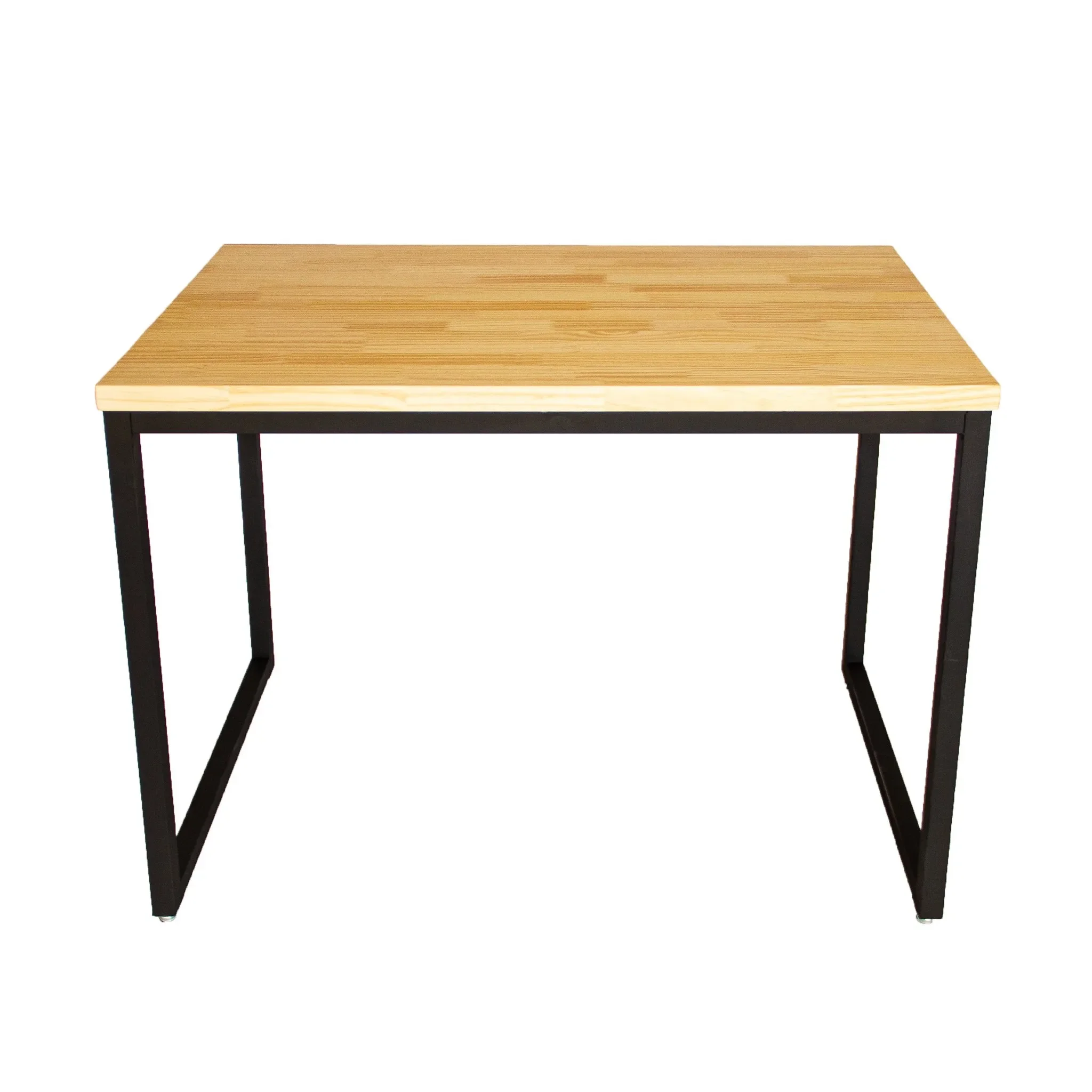 Mesa de Escritório Industrial 100x50 Pé de ferro Pinus 18mm - 8