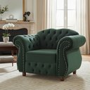Ver imagem 2 de Poltrona Chesterfield Merlô Veludo:Verde