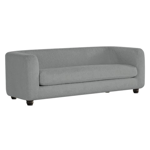 Sofá 3 Lugares Luxo Recepção Escritorio Sala Veneza 180cm Bouclé