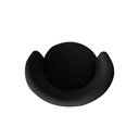 Ver imagem 5 de Kit 2 Poltronas Decorativa Beatriz Orgânica Couro Preto