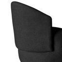 Ver imagem 4 de Kit 2 Poltronas Decorativa Beatriz Orgânica Couro Preto