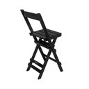 Ver imagem 6 de Mesinha Bistrô Alta com 2 Banquetas Dobravel Bares Preto