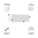 Ver imagem 3 de Armário de Cozinha Aéreo 70cm Pérola Z34 Branco - Mpozenato