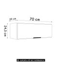 Ver imagem 4 de Armário de Cozinha Aéreo 70cm Pérola Z34 Branco - Mpozenato