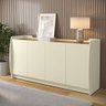 Buffet Aparador Sublime 160 Off White Naturale - Gelius - 1