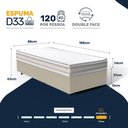 Ver imagem 5 de Cama Box com Colchão de Espuma D33 Double Face Territory Hellen Solteiro 88cm