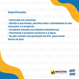 Escada Aluminio 5 Degraus Maestro - 8