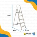 Ver imagem 3 de Escada Aluminio 5 Degraus Maestro