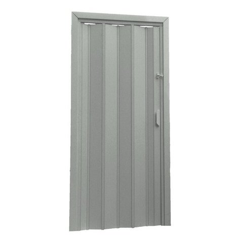 Porta Sanfonada 60cm Cinza Fortlev