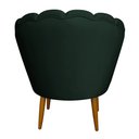 Ver imagem 5 de Poltrona Decorativa Sala de Estar Pétala Veludo Verde - Montanaris Decor MD MONTANARIS DECOR