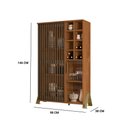 Ver imagem 7 de Cristaleira Sirius com Adega 2 Portas Mel Tana Decor
