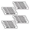 Kit 20 Placas Pvc Personalizadas 25x5cm - 2