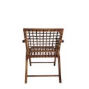 Ver imagem 3 de Cadeira com Braço Encosto e Assento de Corda Naútica na Cor Caramelo