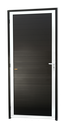 Ver imagem 1 de Porta Alumínio Lambril D.Mix Preto 80 Brimak