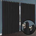 Ver imagem 6 de cortina quarto Janela 2,70 x 1,50 apartamento Turin preto