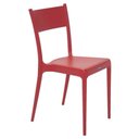 Ver imagem 1 de Cadeira Plastica Monobloco Diana Vermelha